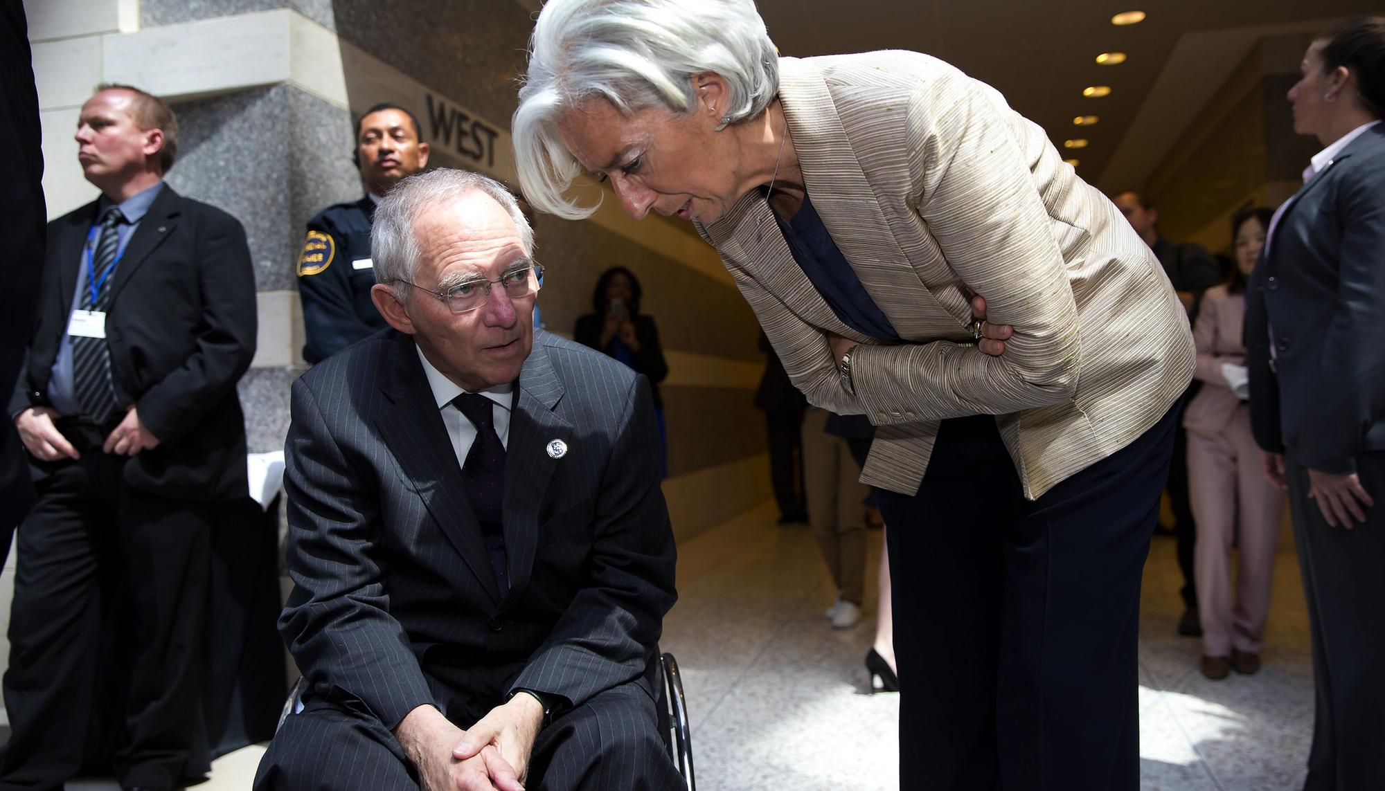 Christine Lagarde y Wolfgang Schäuble